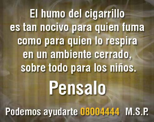 Uruguay 2008 ETS children - second hand smoke, harmful for children back
